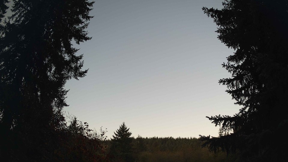 Pacific Northwest skyline timelapse frame from Oct 12th, 2026 at 7:30 AM