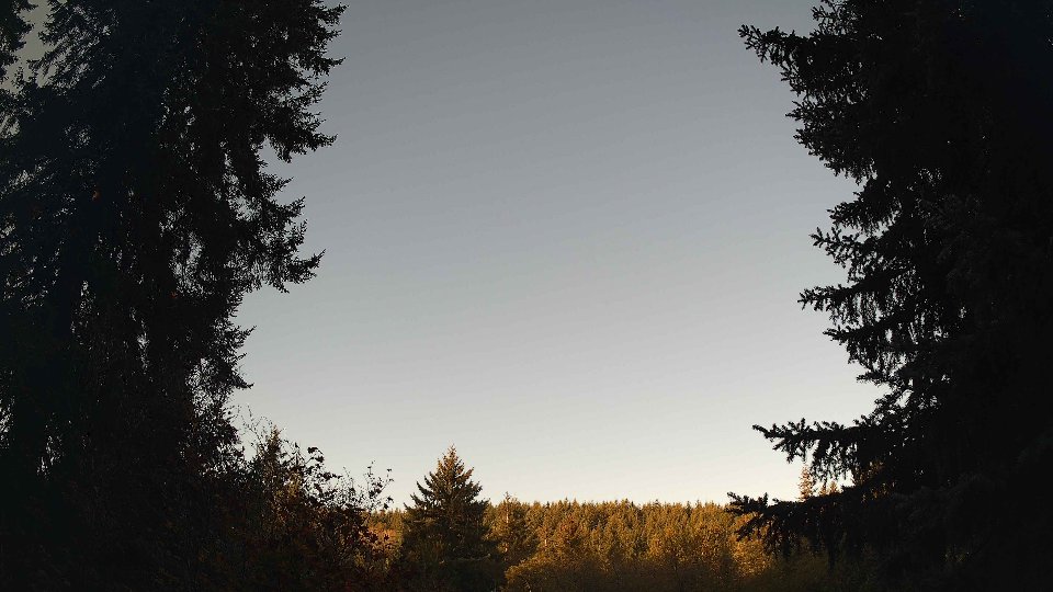 Pacific Northwest skyline timelapse frame from Oct 12th, 2026 at 8:15 AM
