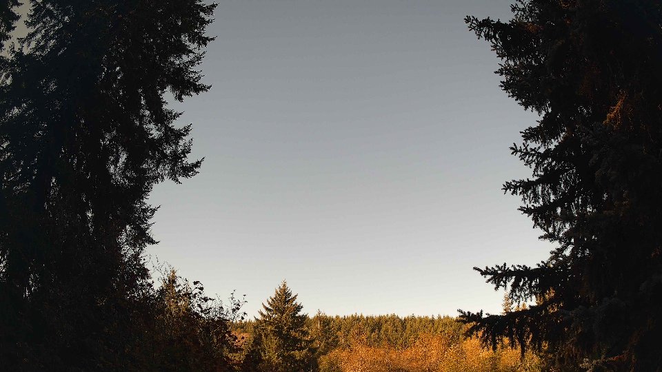 Pacific Northwest skyline timelapse frame from Oct 12th, 2026 at 9:00 AM