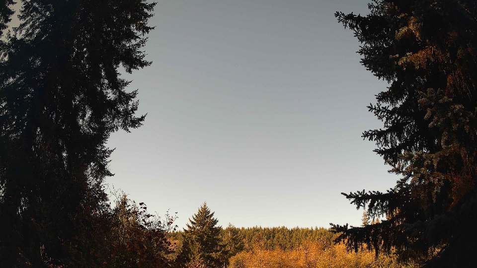 Pacific Northwest skyline timelapse frame from Oct 12th, 2026 at 9:45 AM