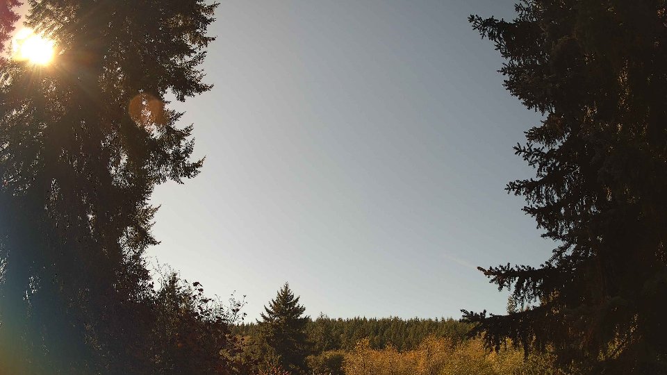 Pacific Northwest skyline timelapse frame from Oct 12th, 2026 at 12:45 PM