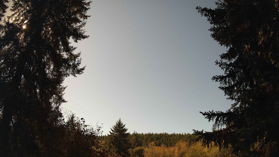 Pacific Northwest skyline timelapse frame from Oct 12th, 2026 at 1:00 PM
