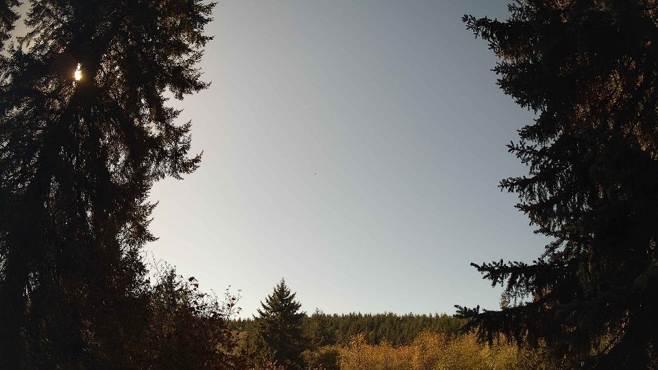 Pacific Northwest skyline timelapse frame from Oct 12th, 2026 at 1:15 PM