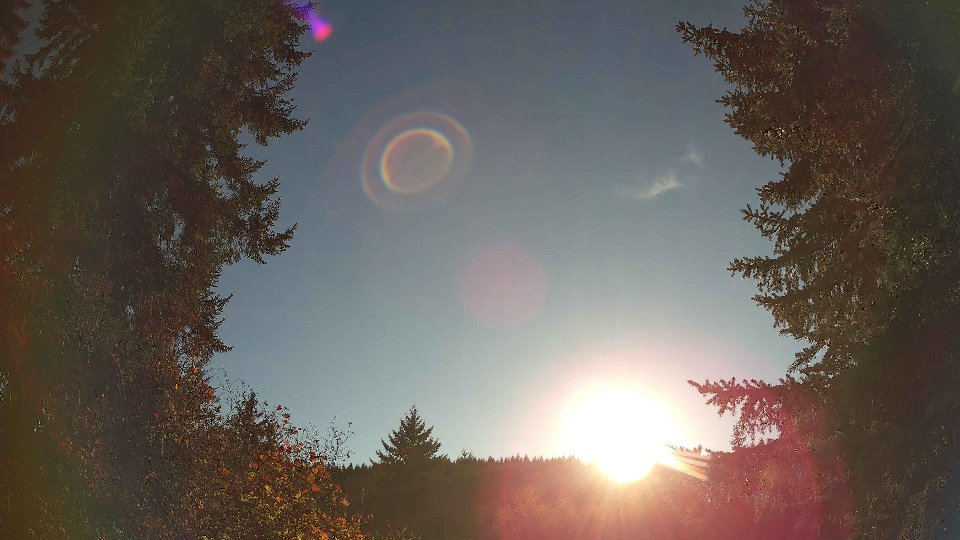 Pacific Northwest skyline timelapse frame from Oct 12th, 2026 at 5:00 PM