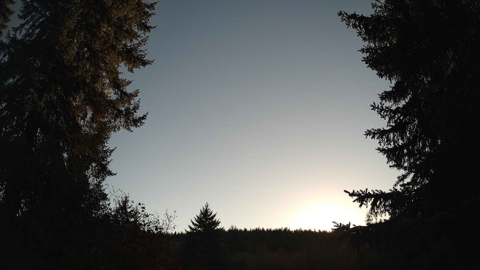 Pacific Northwest skyline timelapse frame from Oct 12th, 2026 at 5:15 PM
