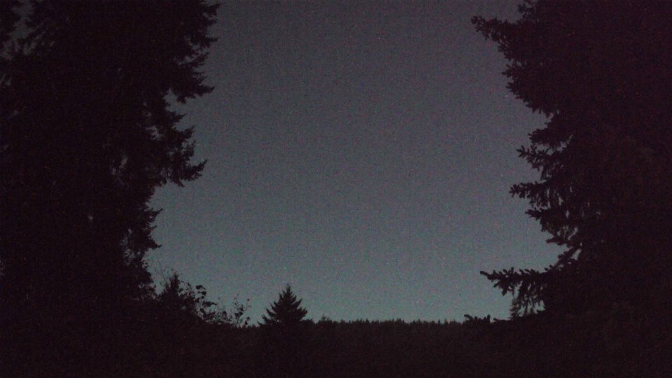Pacific Northwest skyline timelapse frame from Oct 12th, 2026 at 6:46 AM