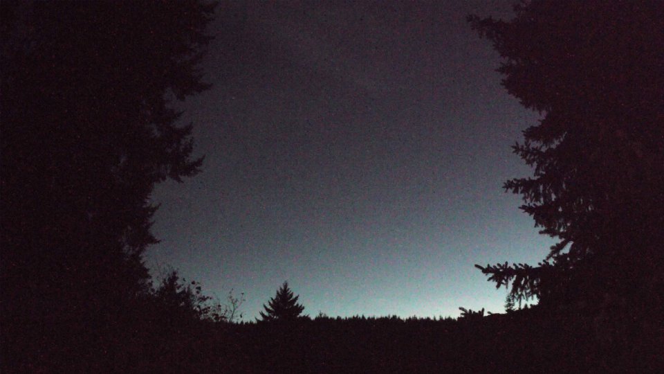 Pacific Northwest skyline timelapse frame from Oct 12th, 2026 at 7:14 PM