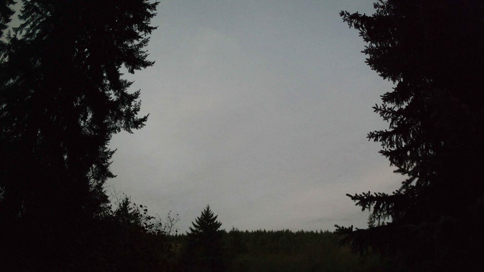 Pacific Northwest skyline timelapse frame from Oct 13th, 2026 at 7:00 AM