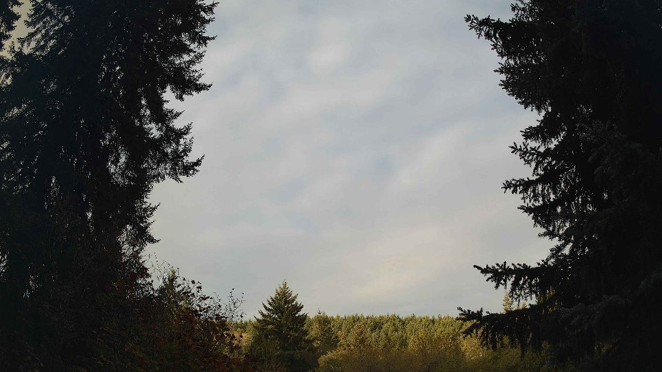 Pacific Northwest skyline timelapse frame from Oct 13th, 2026 at 8:15 AM