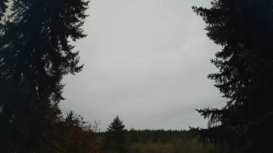Pacific Northwest skyline timelapse frame from Oct 13th, 2026 at 9:15 AM
