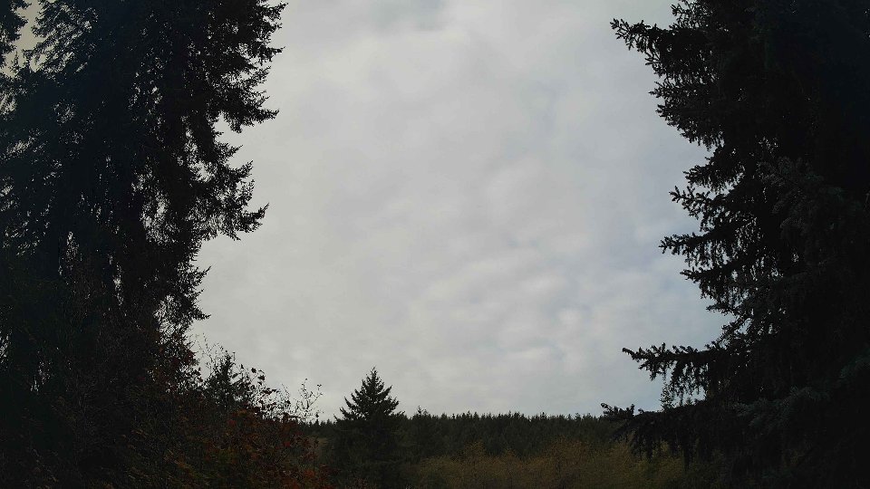 Pacific Northwest skyline timelapse frame from Oct 13th, 2026 at 9:30 AM