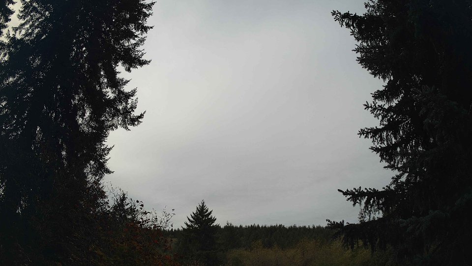 Pacific Northwest skyline timelapse frame from Oct 13th, 2026 at 10:15 AM