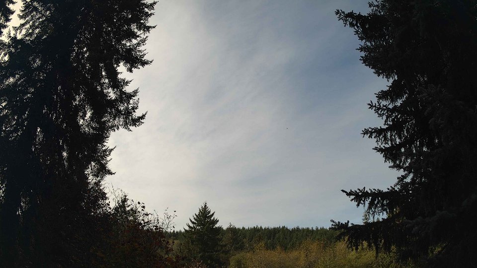 Pacific Northwest skyline timelapse frame from Oct 13th, 2026 at 10:45 AM