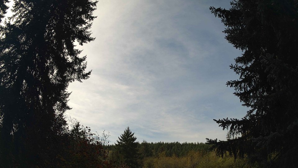 Pacific Northwest skyline timelapse frame from Oct 13th, 2026 at 11:15 AM