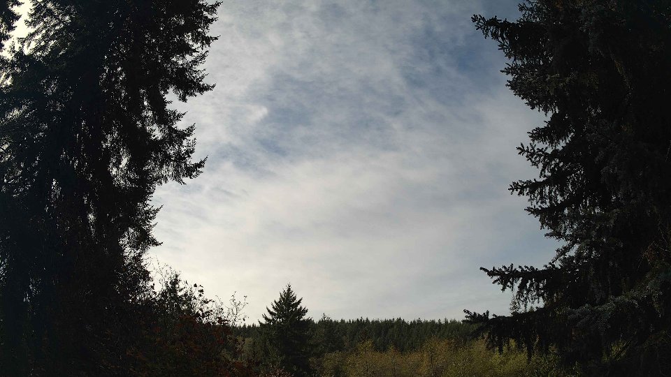 Pacific Northwest skyline timelapse frame from Oct 13th, 2026 at 11:45 AM