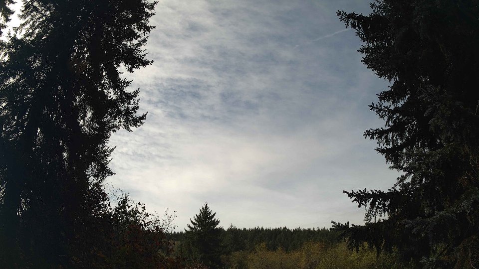 Pacific Northwest skyline timelapse frame from Oct 13th, 2026 at 12:00 PM