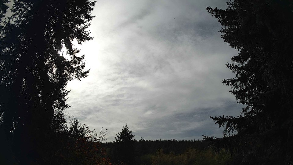 Pacific Northwest skyline timelapse frame from Oct 13th, 2026 at 2:00 PM