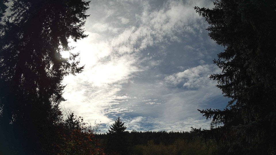 Pacific Northwest skyline timelapse frame from Oct 13th, 2026 at 2:15 PM