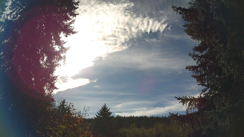 Pacific Northwest skyline timelapse frame from Oct 13th, 2026 at 2:45 PM