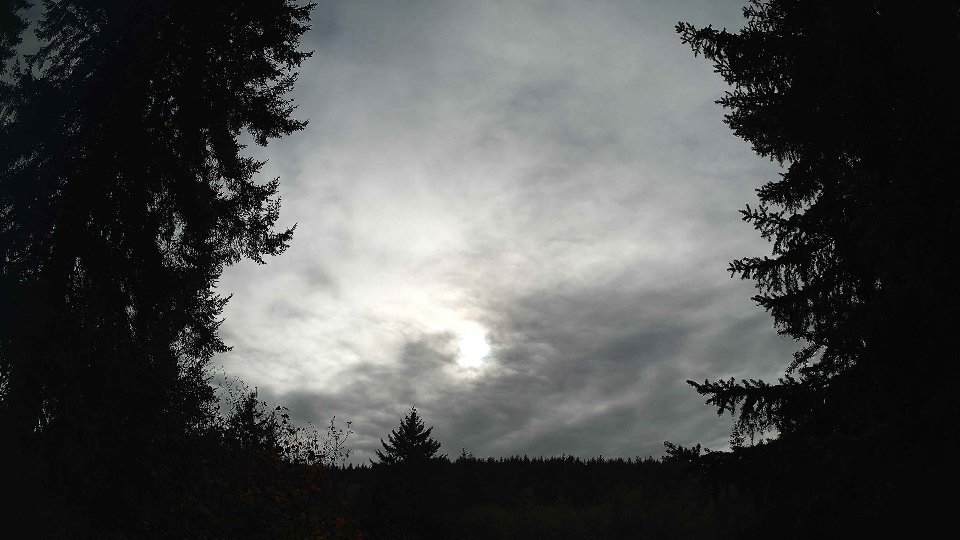 Pacific Northwest skyline timelapse frame from Oct 13th, 2026 at 4:00 PM