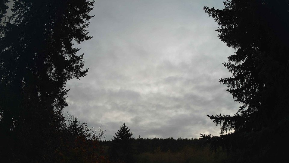 Pacific Northwest skyline timelapse frame from Oct 13th, 2026 at 6:30 PM