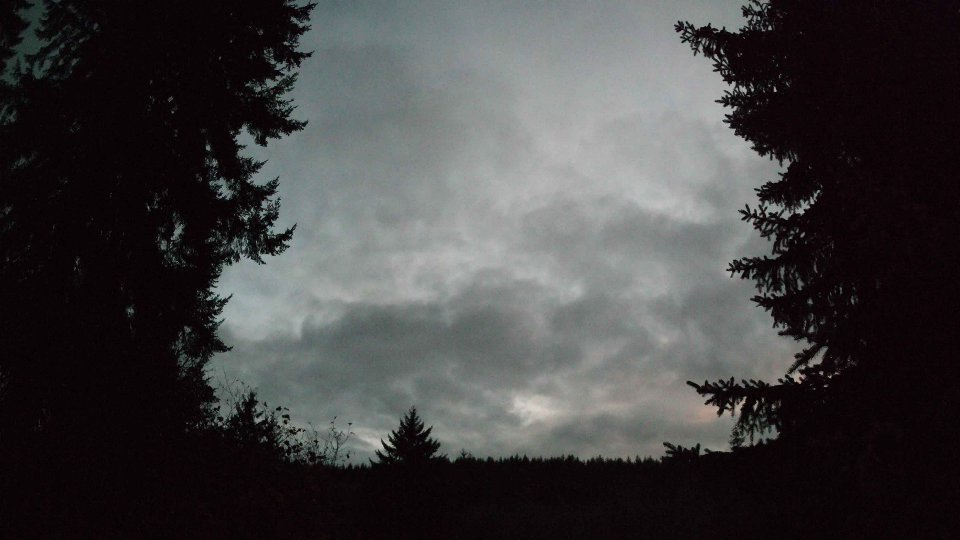 Pacific Northwest skyline timelapse frame from Oct 13th, 2026 at 7:00 PM