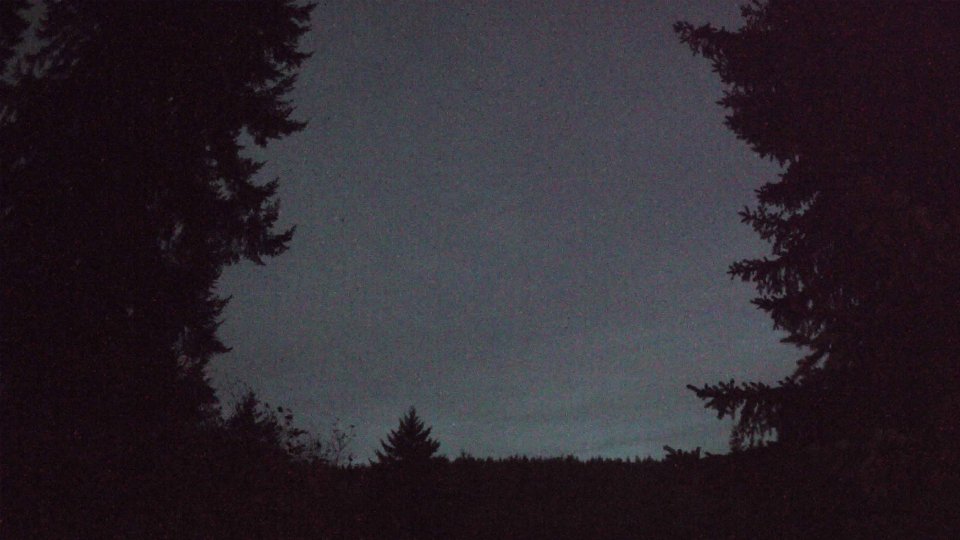 Pacific Northwest skyline timelapse frame from Oct 13th, 2026 at 6:48 AM