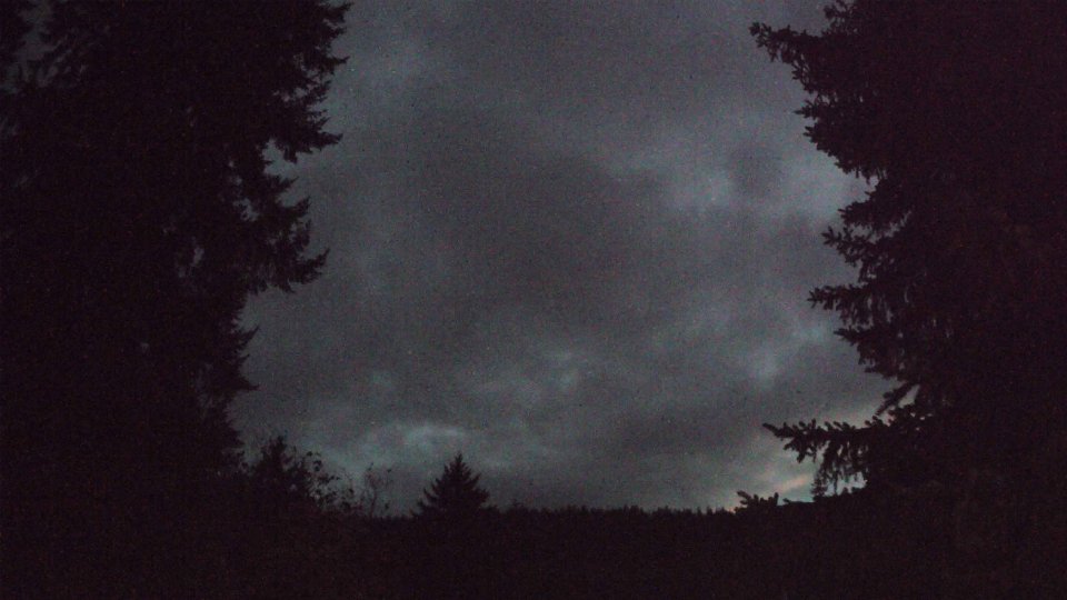 Pacific Northwest skyline timelapse frame from Oct 13th, 2026 at 7:07 PM