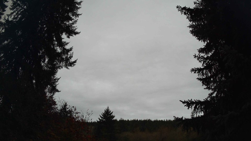 Pacific Northwest skyline timelapse frame from Oct 14th, 2026 at 7:15 AM
