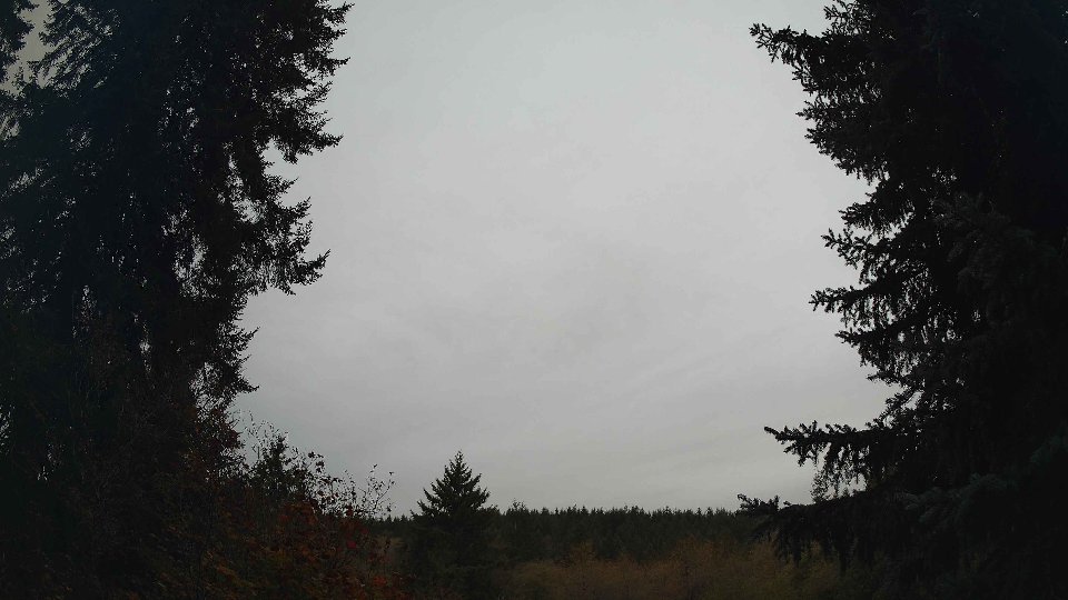 Pacific Northwest skyline timelapse frame from Oct 14th, 2026 at 7:45 AM