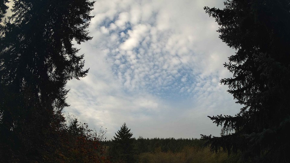 Pacific Northwest skyline timelapse frame from Oct 14th, 2026 at 9:00 AM