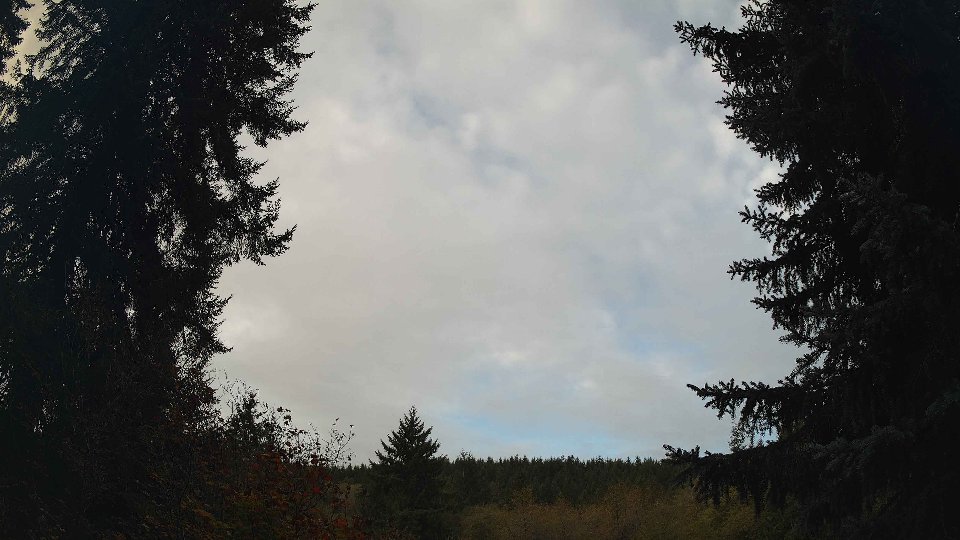 Pacific Northwest skyline timelapse frame from Oct 14th, 2026 at 9:30 AM