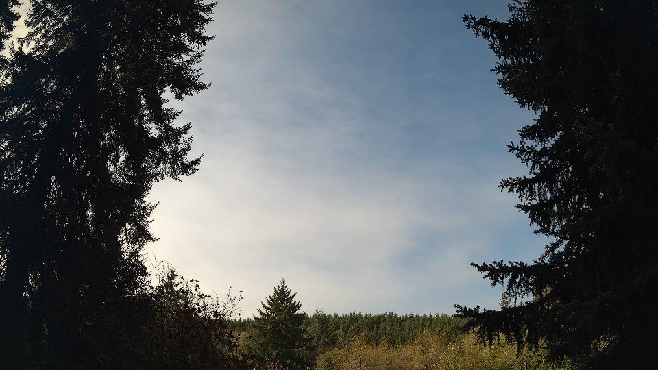 Pacific Northwest skyline timelapse frame from Oct 14th, 2026 at 10:30 AM