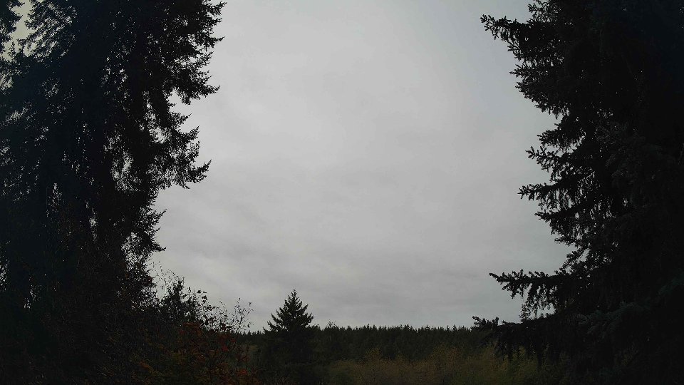 Pacific Northwest skyline timelapse frame from Oct 14th, 2026 at 11:15 AM