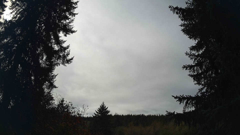 Pacific Northwest skyline timelapse frame from Oct 14th, 2026 at 12:30 PM