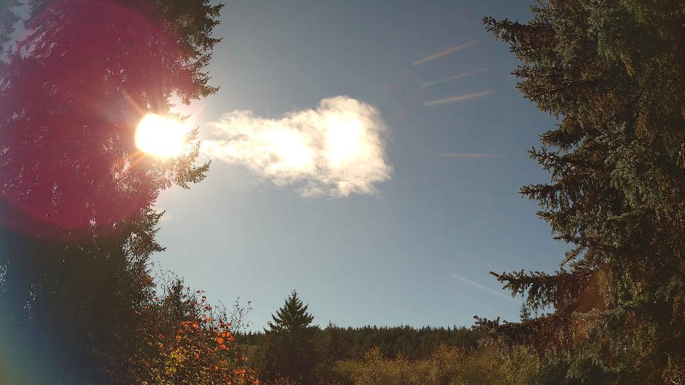 Pacific Northwest skyline timelapse frame from Oct 14th, 2026 at 2:15 PM