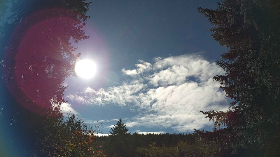 Pacific Northwest skyline timelapse frame from Oct 14th, 2026 at 2:45 PM