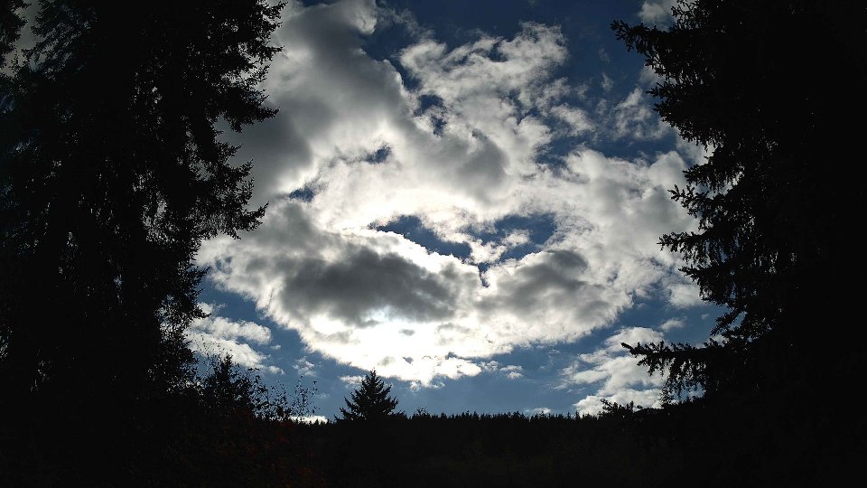 Pacific Northwest skyline timelapse frame from Oct 14th, 2026 at 3:45 PM