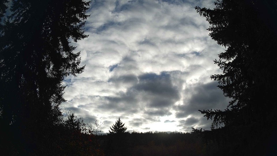 Pacific Northwest skyline timelapse frame from Oct 14th, 2026 at 4:45 PM