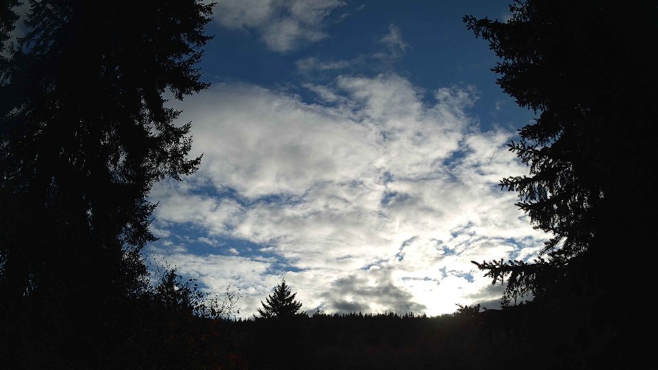 Pacific Northwest skyline timelapse frame from Oct 14th, 2026 at 5:15 PM