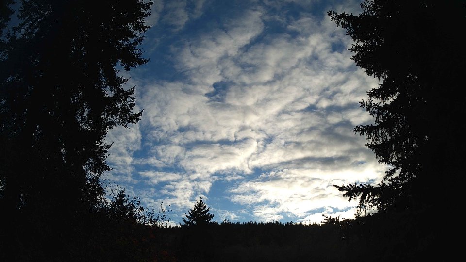Pacific Northwest skyline timelapse frame from Oct 14th, 2026 at 5:30 PM